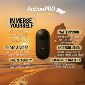 ActionPRO - 4K Hands free POV camera